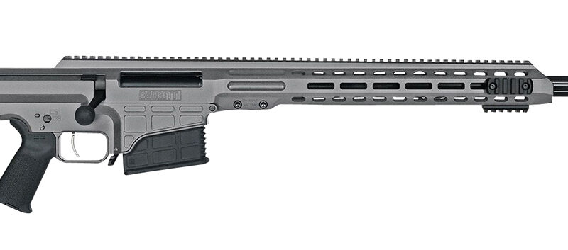 Barrett 18498 MRAD  6.5 Creedmoor 24" 10+1 Tungsten Gray Cerakote Gray Fixed Adjustable Comb Stock Black Polymer Grip Right Hand