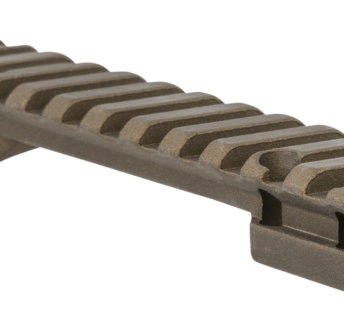Talley P0MHC735ACI Picatinny Rail w/Anti-Cant Indicator Burnt Bronze Fits X-Bolt Short Action 20 MOA