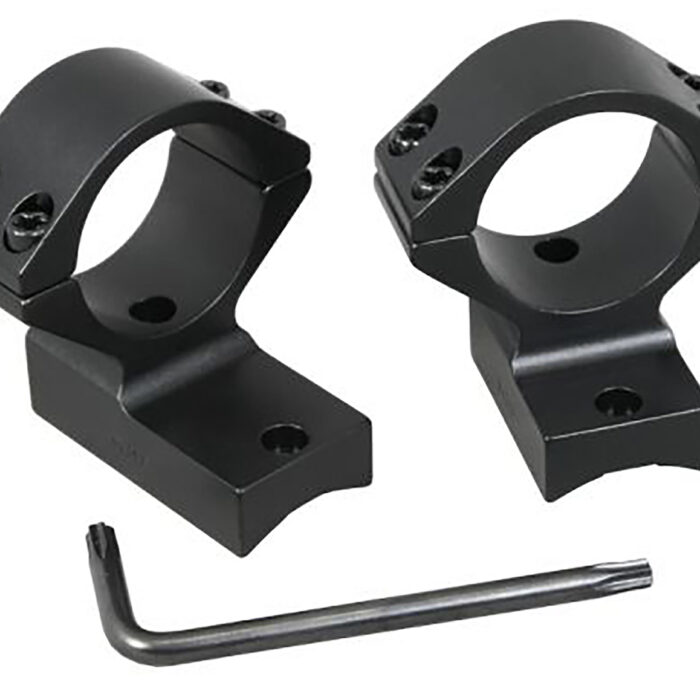 Talley 750711 Scope Mount/Ring Combo  Black Anodized Aluminum 30mm Tube Browning BLR/BAR/BPR High Rings 0 MOA