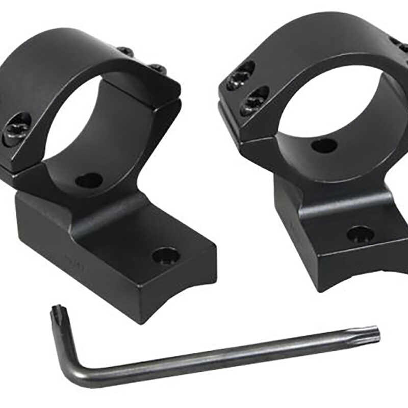 Talley 750711 Scope Mount/Ring Combo  Black Anodized Aluminum 30mm Tube Browning BLR/BAR/BPR High Rings 0 MOA