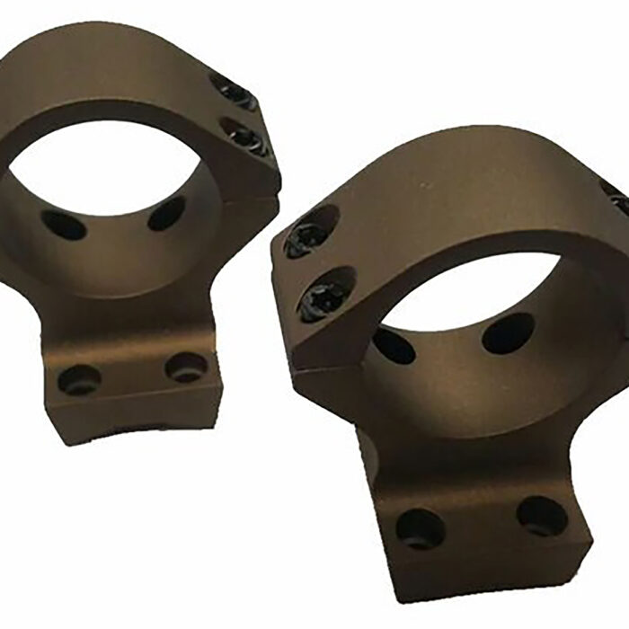 Talley HC940735 Scope Mount/Ring Combo  Burnt Bronze Aluminum 1" Tube X-Bolt Medium Rings Short/Long Action 0 MOA