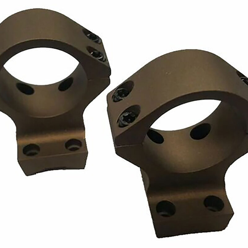 Talley HC940735 Scope Mount/Ring Combo  Burnt Bronze Aluminum 1" Tube X-Bolt Medium Rings Short/Long Action 0 MOA