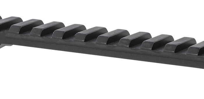 Talley PL0258725 Savage Picatinny Rail  Black Anodized Long Action 0 MOA