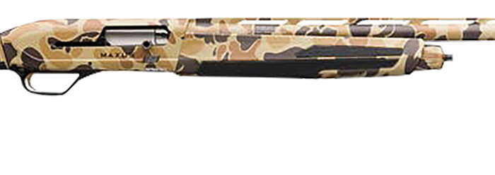 Browning 011740205 Maxus II  12 Gauge 3.5" 4+1 (2.75") 26" Barrel, Full Coverage Vintage Tan Camo, Synthetic Stock W/SoftFlex Cheek Pad & Overmolded Grip Panels
