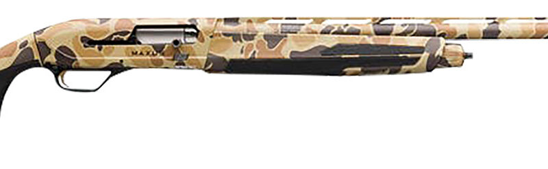 Browning 011740205 Maxus II  12 Gauge 3.5" 4+1 (2.75") 26" Barrel, Full Coverage Vintage Tan Camo, Synthetic Stock W/SoftFlex Cheek Pad & Overmolded Grip Panels