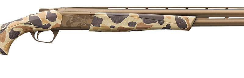 Browning 018725304 Cynergy Wicked Wing 12 Gauge with 28" Barrel, 3.5" Chamber, 2rd Capacity, Burnt Bronze Cerakote Metal Finish & Vintage Tan Camo with Adjustable Comb Stock Right Hand (Full Size)