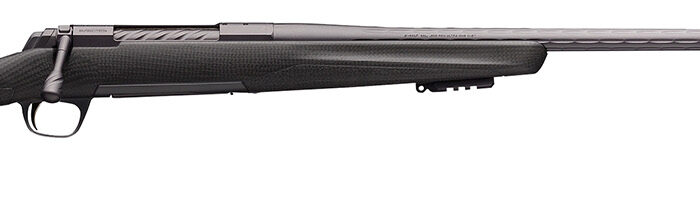 Browning 035543282 X-Bolt Pro Long Range 6.5 Creedmoor 4+1 26" Skip Fluted Heavy Barrel, Recoil Hawg Muzzle Brake, Spiral Fluted Bolt, Carbon Gray Elite Cerakote, Natural Carbon Fiber  Stock