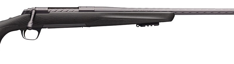Browning 035543282 X-Bolt Pro Long Range 6.5 Creedmoor 4+1 26" Skip Fluted Heavy Barrel, Recoil Hawg Muzzle Brake, Spiral Fluted Bolt, Carbon Gray Elite Cerakote, Natural Carbon Fiber  Stock