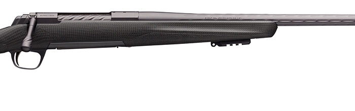 Browning 035543299 X-Bolt Pro Long Range 6.8 Western 3+1 26" Skip Fluted Heavy Barrel, Recoil Hawg Muzzle Brake, Spiral Fluted Bolt, Carbon Gray Elite Cerakote, Natural Carbon Fiber Stock