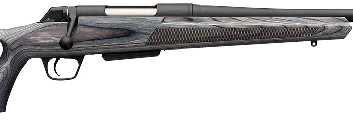 Winchester Guns 535727212 XPR Thumbhole Varmint SR 243 Win 3+1 Cap 24" TB Blued Perma-Cote Rec Matte Black Laminate Fixed Thumbhole Stock Right Hand with MOA Trigger System (Full Size) No Sights