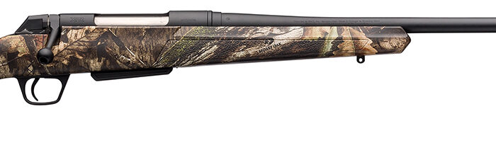 Winchester Repeating Arms 835771218 XPR Hunter 7mm-08 Rem Caliber with 3+1 Capacity, 22" Barrel, Black Perma-Cote Metal Finish, Mossy Oak DNA Synthetic Stock & No Sights Right Hand (Full Size)