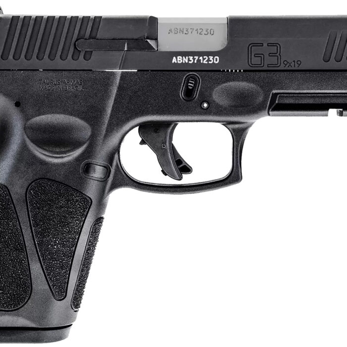 Taurus 1G3B941 G3  Full Size Frame 9mm Luger 15+1/17+1 4" Matte Stainless Steel Barrel, Matte Black Tenifer Serrated Steel Slide, Black Polymer Frame w/Picatinny Rail, Black Polymer Grip, Right Hand