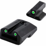 TruGlo TGTG231N3 Tritium Black | Green Tritium Front Sight Green Tritium Rear Sight 1 135942