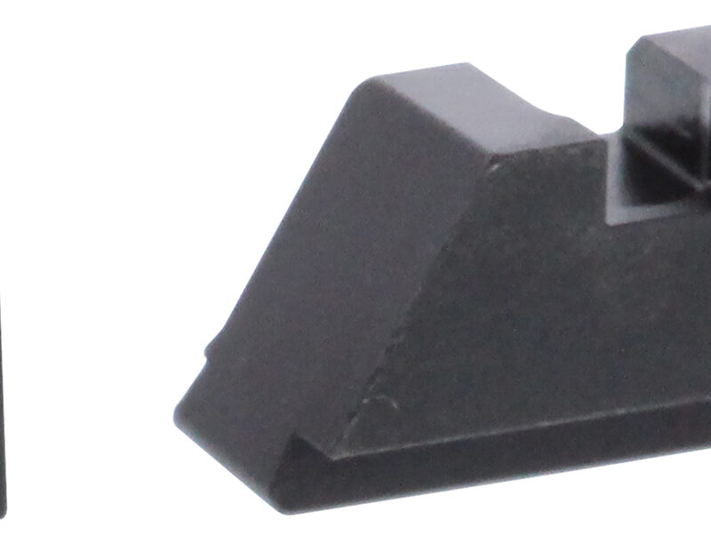 AmeriGlo GL411 Optic Compatible Sight Set for Glock  XL Tall Green Tritium White Outline Front Sight-Green Tritium Black Rear Sight