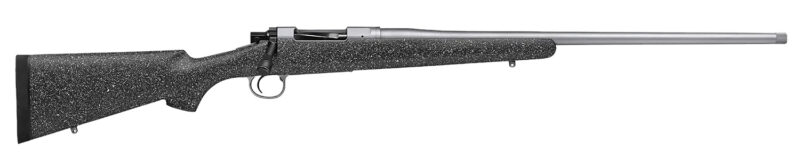 Nosler 40821 M21  300 Win Mag 3+1 24" Barrel, Stainless Steel Nitride Metal Finish, Gray Speckled Black All-Weather Epoxy Stock