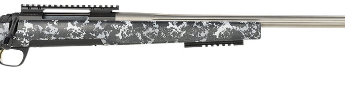 Browning 035451227 X-Bolt Target 7mm Rem Mag 3+1 26" Satin Gray/ 4.49" Fluted Barrel, Matte Blued Steel Receiver, Urban Carbon Ambush Camo/ Fixed McMillan A3-5 w/Adjustable Comb Stock, Right Hand