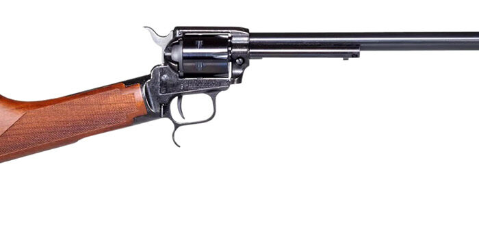 Heritage Mfg BR226B16 Rough Rider Rancher Full Size 22 LR 6rd 16.12" Black Steel Barrel Black Oxide Aluminum Alloy Frame Black Oxide Steel Receiver Walnut Fixed Stock Right Hand