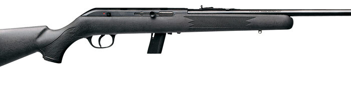 Savage Arms 40203 64 F Full Size 22 LR 10+1 21" Matte Black Sporter Barrel, Matte Black Grooved Carbon Steel Receiver, Matte Black Fixed Synthetic Stock, Right Hand