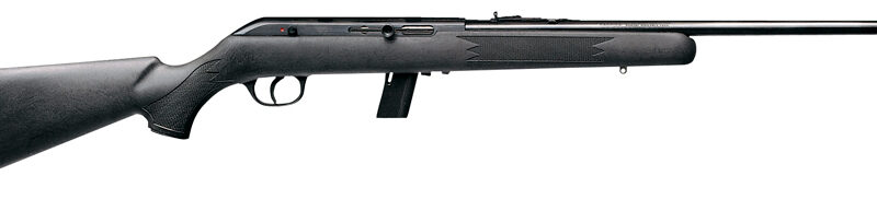 Savage Arms 40203 64 F Full Size 22 LR 10+1 21" Matte Black Sporter Barrel, Matte Black Grooved Carbon Steel Receiver, Matte Black Fixed Synthetic Stock, Right Hand