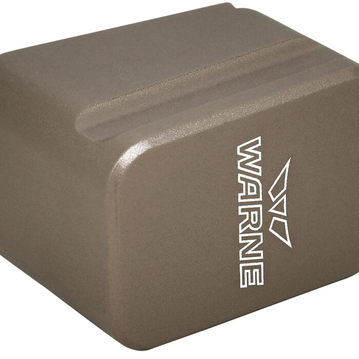 Warne 3113 Magazine Extension  made of 6061-T6 Aluminum with Hardcoat Anodized Flat Dark Earth Finish for Glock 17, 22 Magazines (Adds 5rds 9mm Luger, 4rds 40 S&W)