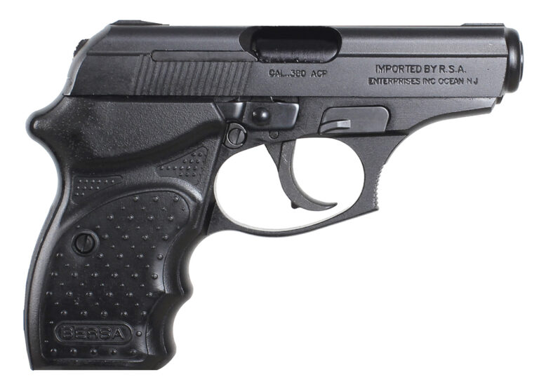 Bersa THUN380MLTCC Thunder  Micro-Compact Frame 380 ACP 7+1, 3.50" Black Steel Barrel, Matte Black Serrated Steel Slide & Aluminum Frame
