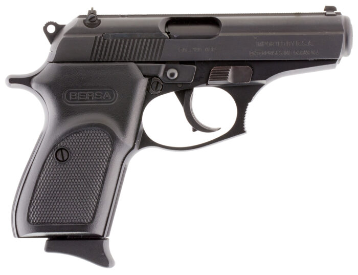 Bersa T380M8 Thunder  Micro-Compact Frame 380 ACP 8+1, 3.50" Black Steel Barrel, Matte Black Serrated Steel Slide & Aluminum Frame