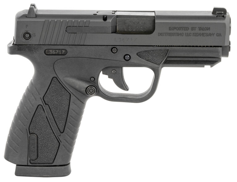 Bersa BP9MCC BPCC  Sub-Compact Frame 9mm Luger 8+1, 3.30" Black Steel Barrel, Matte Black Serrated Steel Slide & Polymer Frame w/Picatinny Rail