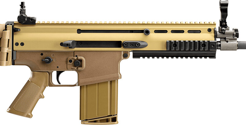 FN 986412 SCAR 17s NRCH 7.62x51mm NATO 16.25" Barrel 10+1,  Flat Dark Earth Anodized Receiver,  Flat Dark Earth Telescoping Side-Folding Stock With Adjustable Cheekpiece, Optics Ready
