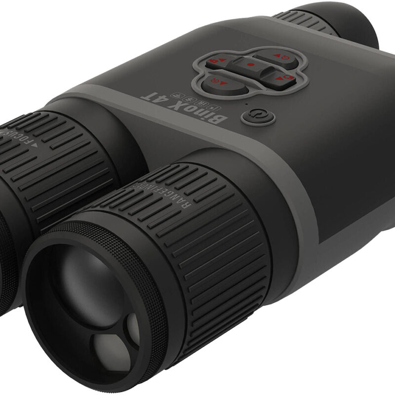 ATN TIBNBX4382L BinoX 4T Thermal Binocular Black 2-8x 25mm 4th Generation 384x288, 60Hz Resolution Features Rangefinder