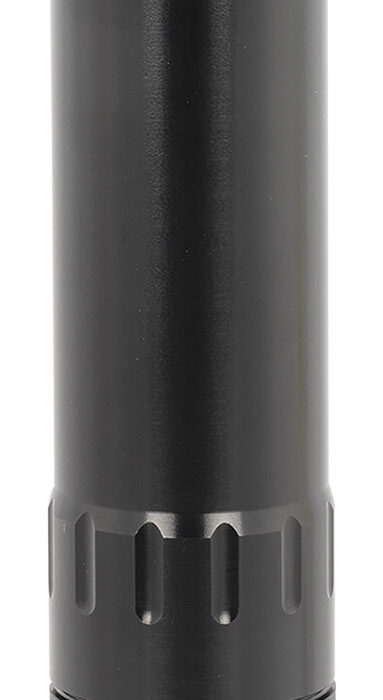 Yankee Hill 4380 Phantom Suppressor 22 Cal 114dB NRR 1.1" D Matte Black Aluminum/Stainless Steel 1/2"-28 tpi