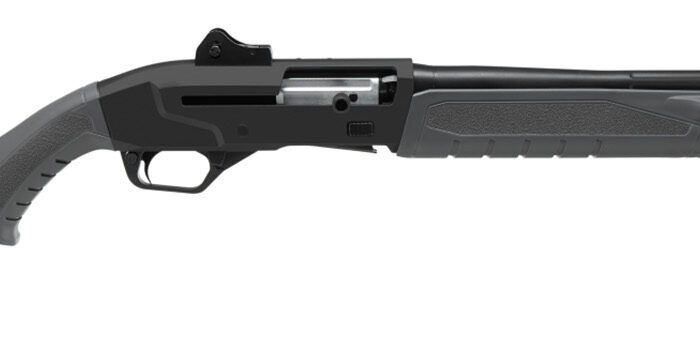 Savage Arms 57787 Renegauge Security Full Size 12 Gauge Semi-Auto 3" 6+1 18.50" Black Melonite Carbon Steel Barrel, Matte Black Aluminum Receiver, Adjustable Matte Gray Synthetic Stock, Right Hand