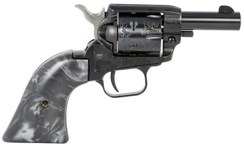 Heritage Mfg BK22B2BPSCLS2 Barkeep  Exclusive Grip 22 LR 6 Shot, 2" Black Steel Barrel, Black Zinc Alloy Frame, Black Engraved Cylinder, Black Pearl Grip, Manual Safety, Exposed Hammer