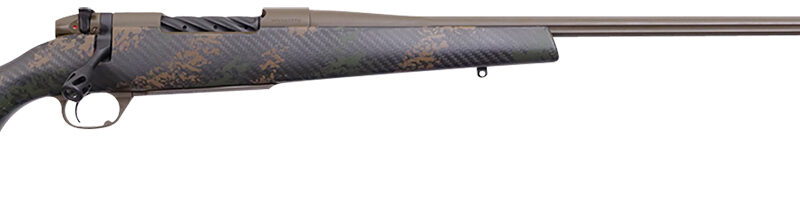 Weatherby MBC20N65CMR4B Mark V Backcountry 2.0 6.5 Creedmoor 4+1 22" Barrel, Patriot Brown Cerakote Metal Finish, Brown Sponge Pattern Black Peak 44 Blacktooth Stock