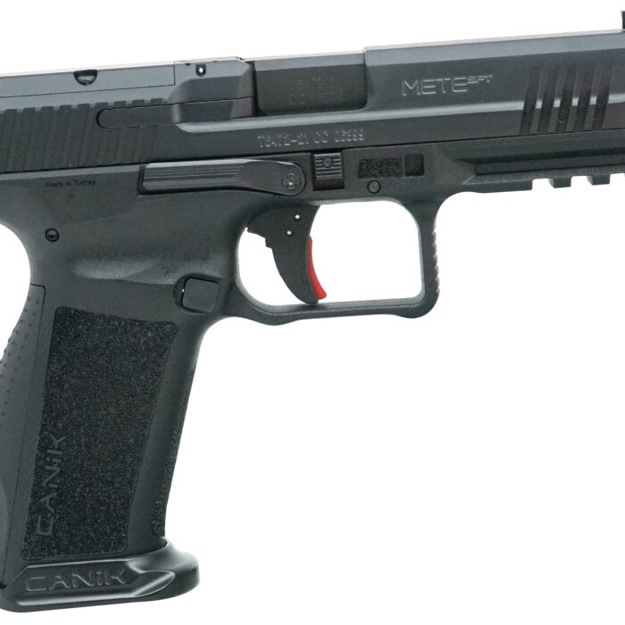 Canik HG6595N Mete SFT Full Size Frame 9mm Luger 20+1/18+1, 4.46" Black Match Grade Barrel, Black Nitride Optic Ready/Serrated Steel Slide, Polymer Frame w/Picatinny Rail, Ambidextrous
