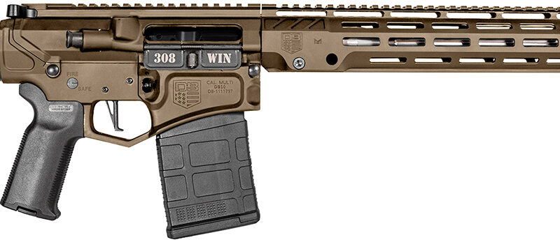 Diamondback DB1059C061 DB10  308 Win 18" 20+1 Flat Dark Earth Adjustable Magpul ACS-L Stock Black Magpul MOE-K2+ Grip 15" M-Lok