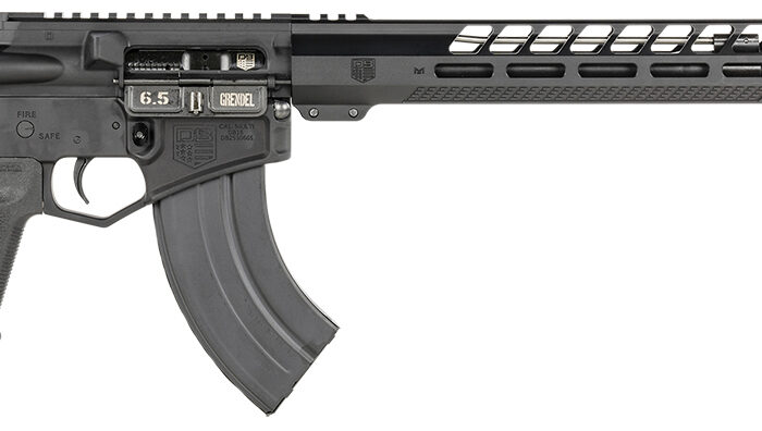 Diamondback DB1732N001 DB15  6.5 Grendel 18" 5+1,28+1 Black Adjustable Magpul CTR Stock Black Magpul MOE K2 Grip with Black Gold Lower 15" M-Lok