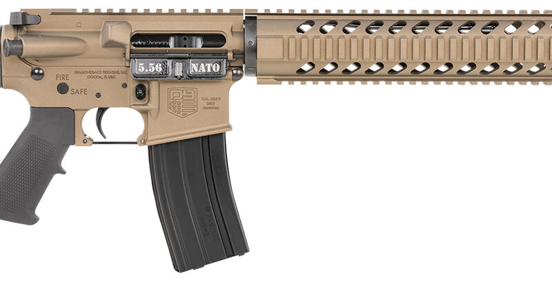 Diamondback DB1717K042 DB15 Version 2 5.56x45mm NATO 16" 30+1 Burnt Bronze Cerakote Black 6 Position Stock Black Polymer Grip Right Hand
