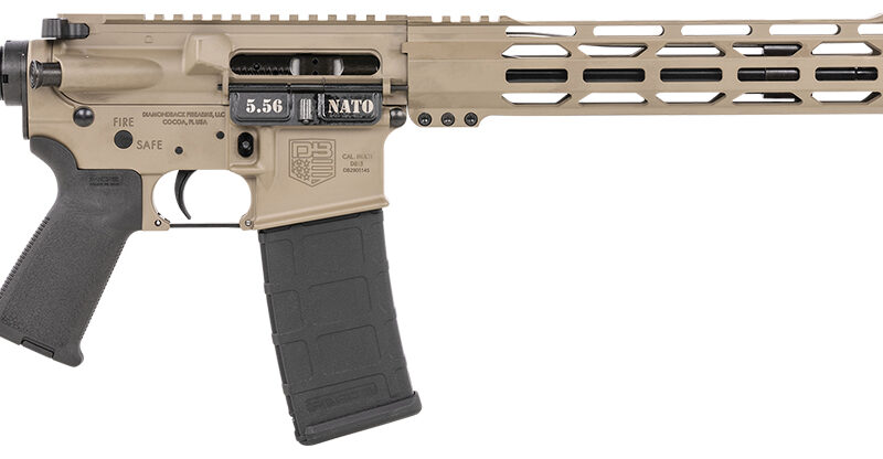 Diamondback DB175AK061 DB15  5.56x45mm NATO 16" 30+1 Flat Dark Earth Rec Black 6 Position Stock Black Magpul MOE Grip Right Hand (Exclusive Configuration)