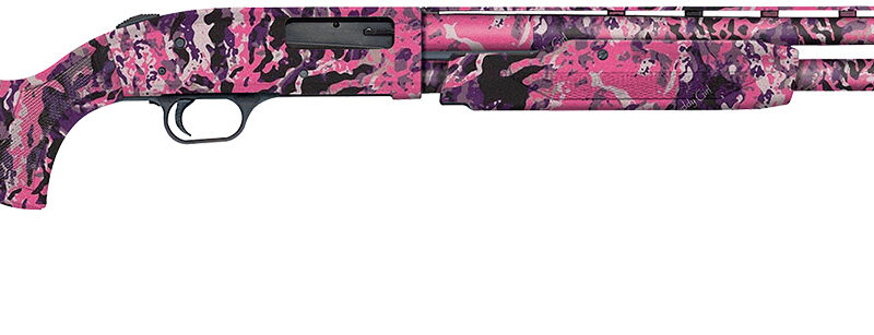 Mossberg 54161 500 Super Bantam Youth 20 Gauge Pump 3" 5+1 Overall Muddy Girl Wild 22" Vent Rib Barrel, Steel Receiver & Adj LOP Synthetic Stock, Right Hand