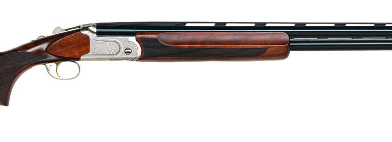 Mossberg 75474 Gold Reserve  12 Gauge 30" 2rd 3" Polished Silver with Scroll & Inlay Engraved Rec Satin Black Walnut Fixed Stock Right Hand Full Size Includes Ext. Sport Set Chokes (5)