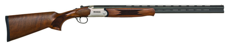 Mossberg 75478 Silver Reserve  Full Size 28 Gauge Break Open 2.75" 2rd 26" Matte Blued Over/Under Vent Rib Barrel, Satin Silver Stainless Steel Engraved Receiver, Fixed Black Walnut Stock, Right Hand
