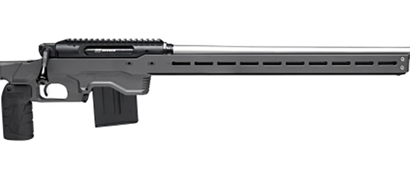 Savage Arms 57892 Impulse Elite Precision 300 Win Mag 5+1 30" Stainless Barrel, Matte Black Nitride Rec, Gray Cerakote Adjustable MDT ACC Aluminum Chassis Stock