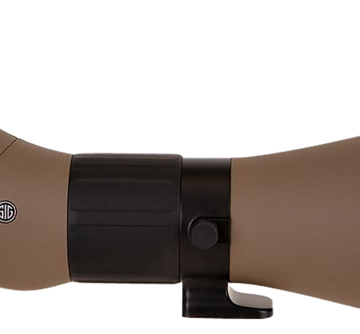 Sig Sauer Electro-Optics SOO82001 OSCAR8  Flat Dark Earth Rubber Armor 27-55x 80mm Angled Body