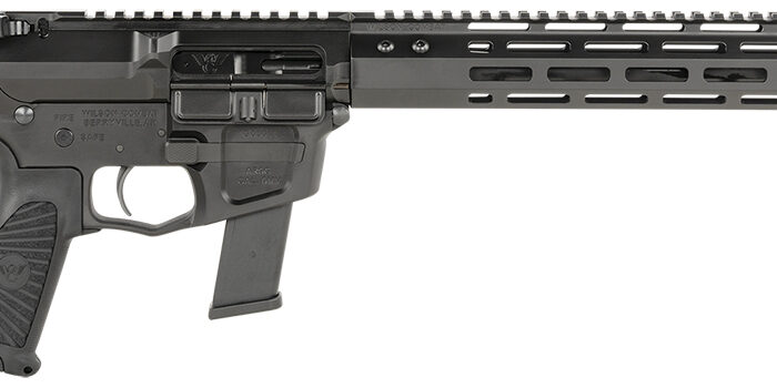 Wilson Combat TRAR9GB91610 AR9G Carbine 9mm Luger 17+1 16" Black Match Grade Threaded Barrel, Black Armor-Tuff Aluminum Receiver, M-LOK Handguard, Black Synthetic Rogers Super-Stoc w/Cam-Lock Stock