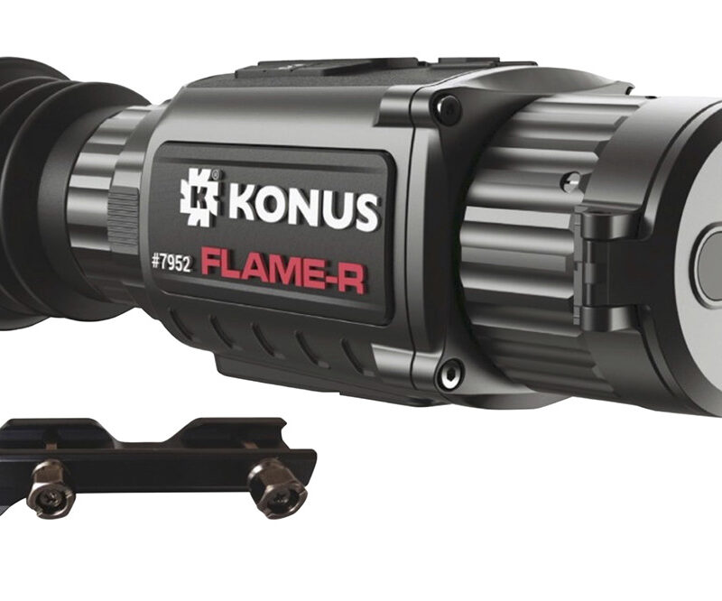 Konus 7952 Flame-R  Thermal Rifle Scope Hand Held/Mountable Scope Black 2.5-20x Multi Reticle 256x192 Resolution Zoom Digital 1x/2x/4x/8x