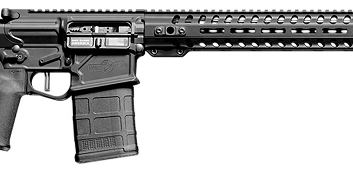 Patriot Ordnance Factory 01734 Rogue Prescott 6.5 Creedmoor 20" DI 20+1 Black Anodized Rec 14.50" Renegade M-LOK Stainless Steel Fluted Barrel Black Adjustable Stock Black Polymer MFT Grip Right Hand