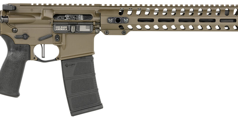Patriot Ordnance Factory 01752 Minuteman Direct Impingement 5.56x45mm NATO 16.50" 30+1 Patriot Brown Rec/14.5" M-Lok Handguard Black Nitride Barrel Black Polymer Grip 6 Position MFT Stock