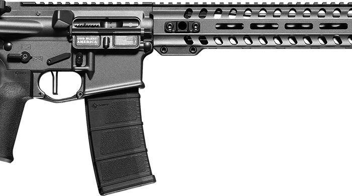 Patriot Ordnance Factory 01649 Minuteman Direct Impingement *CA Compliant 5.56x45mm NATO 16.50" 10+1 Tungsten Rec/14.5" M-Lok Handguard Black Nitride Barrel Black Polymer 6 Position MFT Stock & Grip