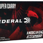 Federal AE30SCA American Eagle Handgun 30Super Carry 100gr Full Metal Jacket 50 Per Box/20 Case 2 142631
