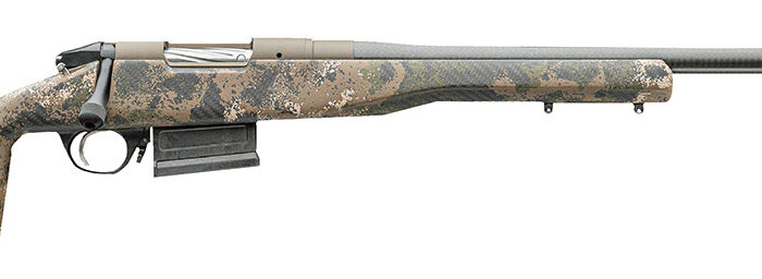 Bergara Rifles BPR34308 Premier Divide 308 Win 5+1 22" Carbon Fiber CURE Carbon Fiber Barrel, Patriot Brown Cerakote Steel Receiver, Erosion Rogue Camo AG Composite Chalk Branch Stock